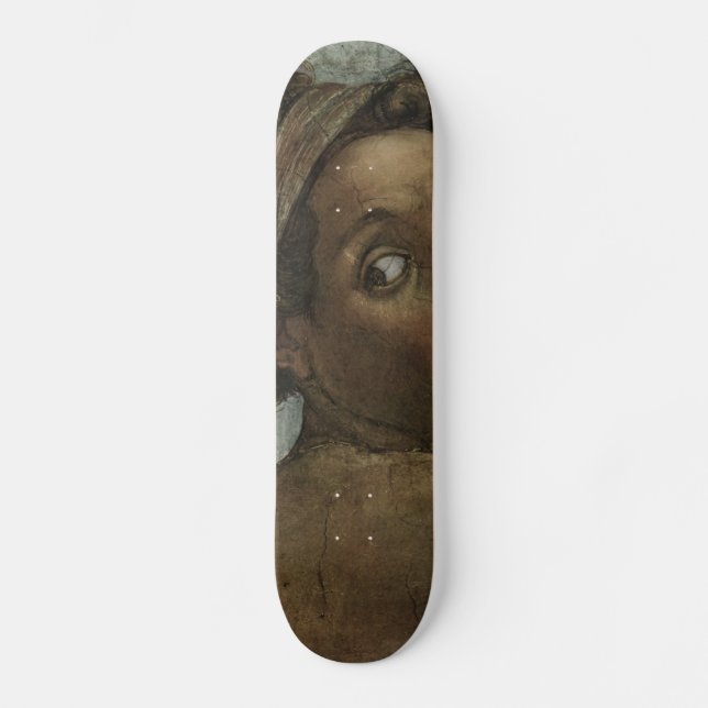 Michelangelo renaissancekonst skateboard bräda 19,5 cm (Framsida)