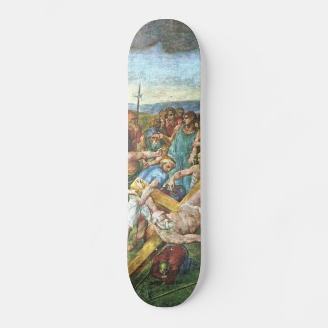 Michelangelo renaissancekonst skateboard bräda 20,5 cm (Framsida)