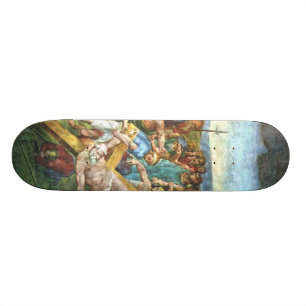 Michelangelo renaissancekonst skateboard bräda 20,5 cm
