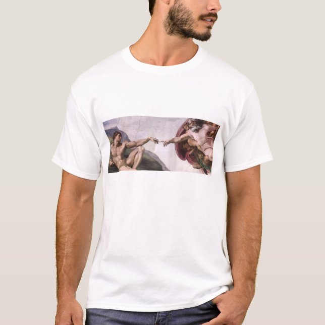 Michelangelo renaissancekonst t-shirt (Framsida)