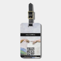 Michelangelo - Skapande av Adam Isolated - QR-kod