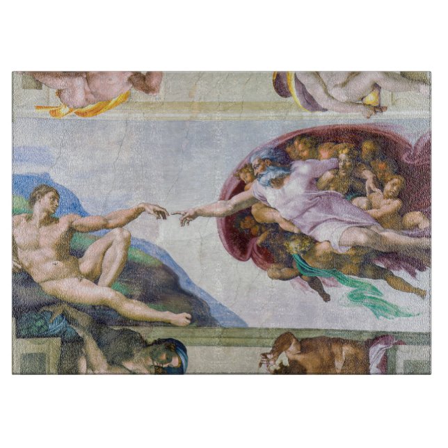Michelangelo - Skapande av Adam, Sistine Chapel (Framsidan)