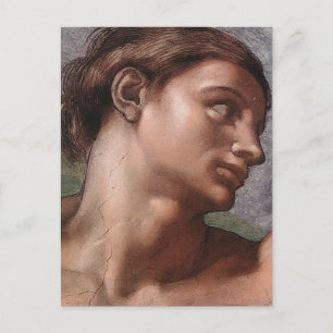 Michelangelo Skapelsen Adam Gud Konst Vykort