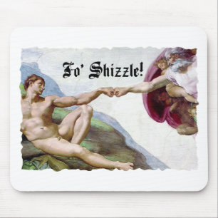 Michelangelo Skapelsen Av Mannen Fist Bump Fo Shiz Musmatta
