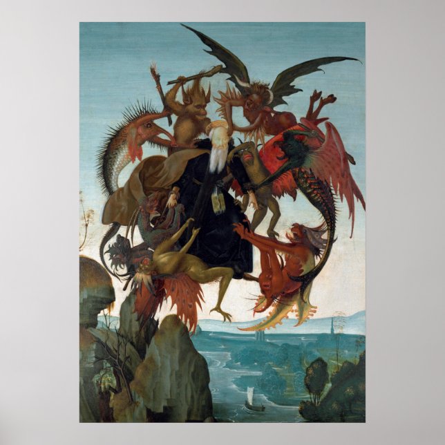 Michelangelo - Torment of Saint Anthony Poster (Framsidan)