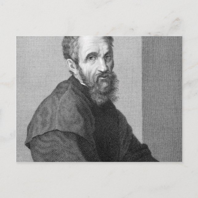 Michelangelo Vykort (Framsida)