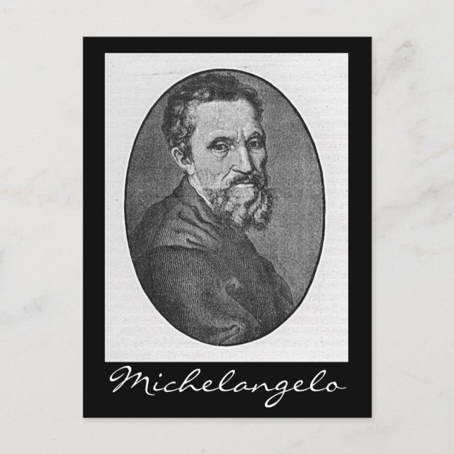 Michelangelo Vykort (Framsida)