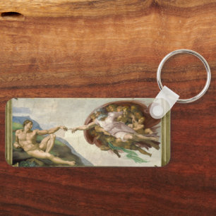 Michelangelo's Creation of Man (Skapande av Adam) Nyckelring
