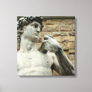 Michelangelos David 1-Kanvastryck Canvastryck