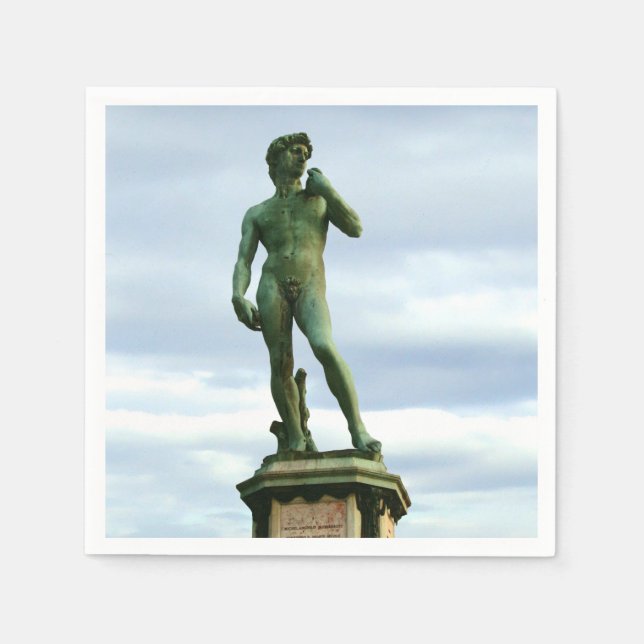 Michelangelos David 2 Pappersservett (Framsidan)