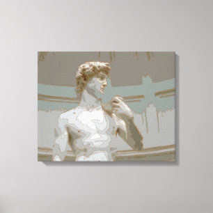 Michelangelos David Canvastryck
