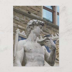 Michelangelos David, Florence Italien Vykort