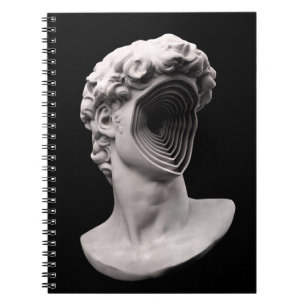 Michelangelos David klassiska bust head Anteckningsbok