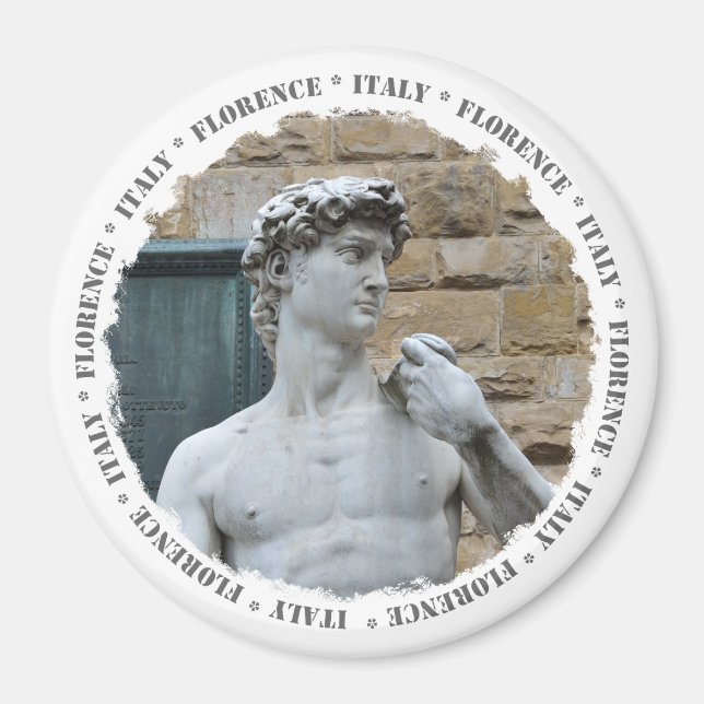 Michelangelos David Magnet (Framsidan)