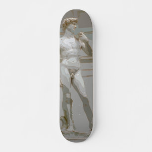Michelangelos David Old School Skateboard Bräda 21,6 Cm