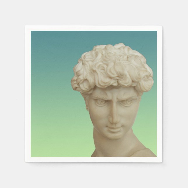 Michelangelos David Pappersservett (Framsidan)