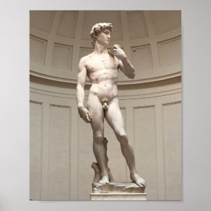 Michelangelos David Statue Poster