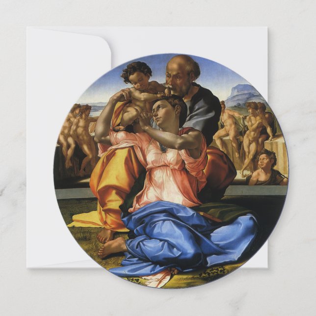 Michelangelo's Doni Tondo eller Doni Madonna (Framsida)