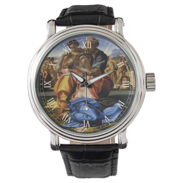 Michelangelo's Doni Tondo eller Doni Madonna Armbandsur (Framsida)