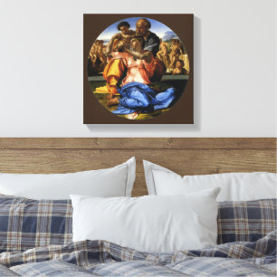 Michelangelo's Doni Tondo eller Doni Madonna Canvastryck