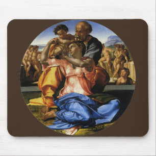 Michelangelos Doni Tondo eller Doni-madonnan Musmatta