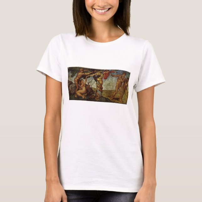 Michelangelos fall och fördrivning, Edens lustgård T Shirt (Framsida)