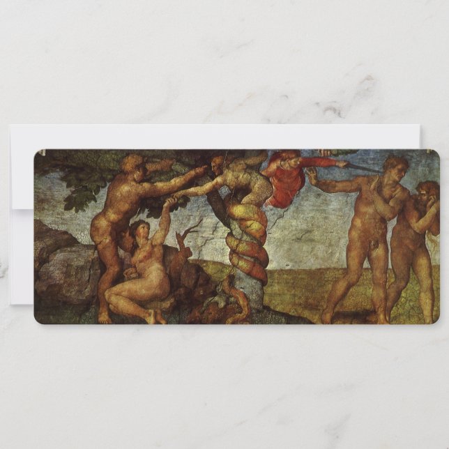 Michelangelos fall och förvisning, Edens trädgård (Framsida)