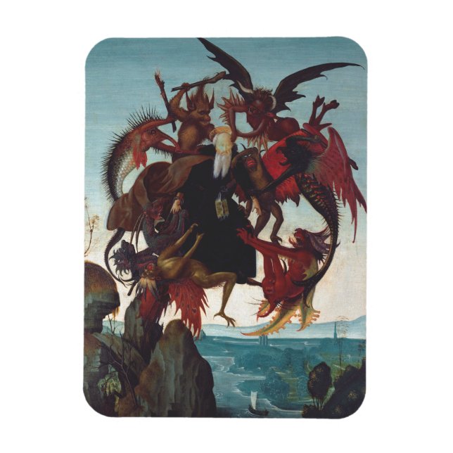 Michelangelos Frestelsen av sankt Antonius Magnet (Vertikal)
