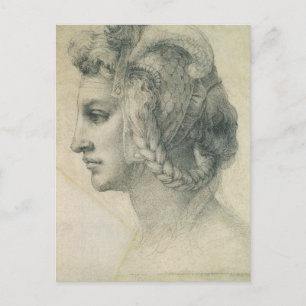 Michelangelos Ideal Head of a Woman Vykort
