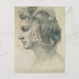 Michelangelos Ideal Head of a Woman Vykort