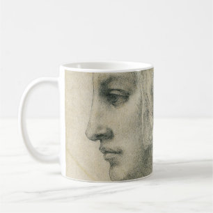 Michelangelos Ideala Kvinnohuvud Kaffemugg