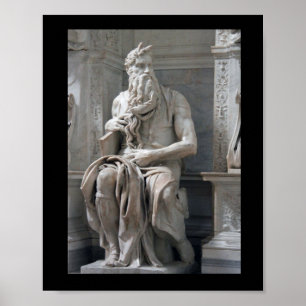 Michelangelos Moses-affisch Poster