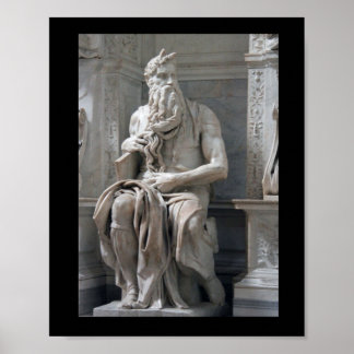 Michelangelos Moses-affisch Poster