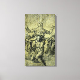 Michelangelos Pieta för Vittoria Colonna Canvastryck