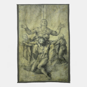 Michelangelos Pieta för Vittoria Colonna Kökshandduk