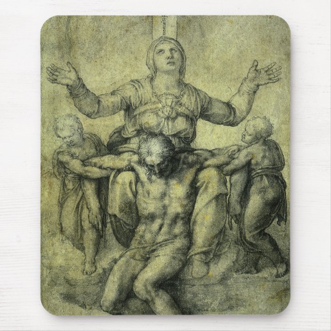 Michelangelos Pieta för Vittoria Colonna Musmatta (Framsidan)