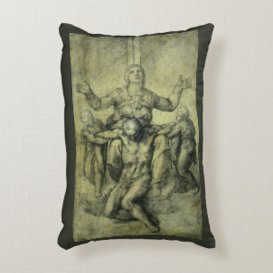 Michelangelos Pieta för Vittoria Colonna Prydnadskudde