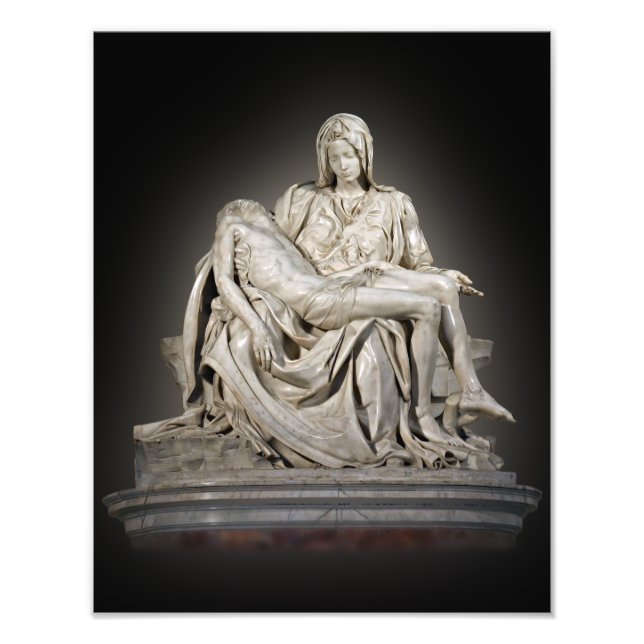 MICHELANGELOS PIETA FOTOTRYCK (Framsidan)