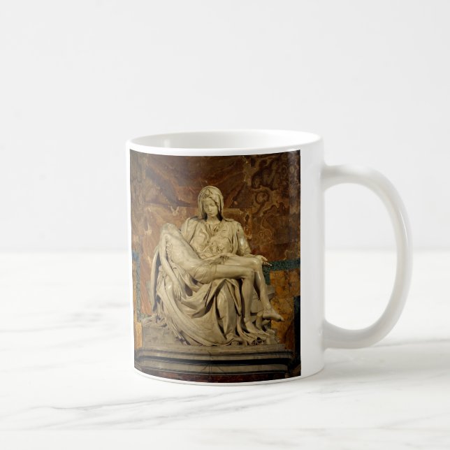 Michelangelos Pieta i St. Peter's Basilica Kaffemugg (Höger)