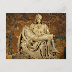 Michelangelos Pieta i St. Peter's Basilica Vykort