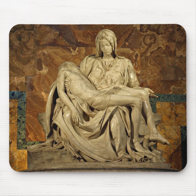 Michelangelos Pieta i Sts Peter Basilica Musmatta (Framsidan)