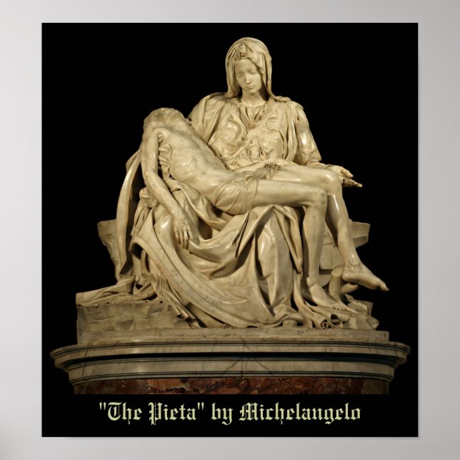 Michelangelos Pieta Poster (Framsidan)