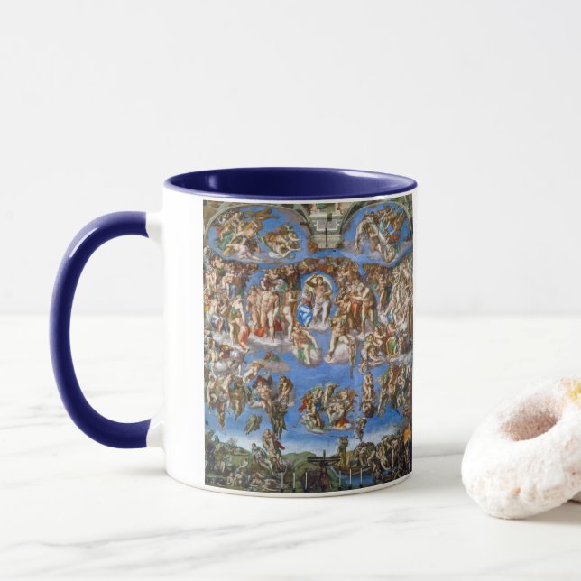 Michelangelos senaste dom mugg (Med munk)