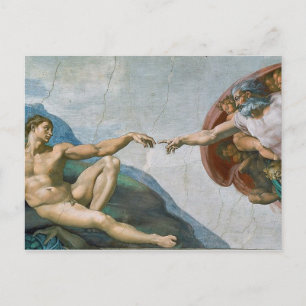 Michelangelos Sistine Chapel-vykort Vykort