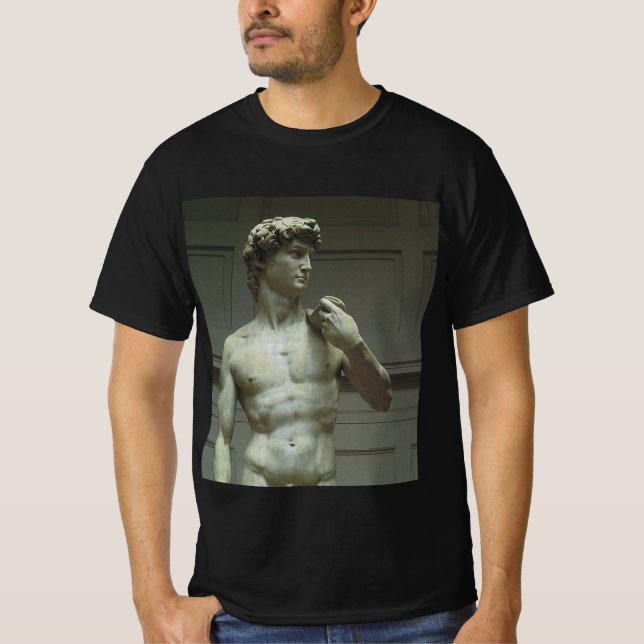 Michelangelos staty av David T-shirt (Framsida)