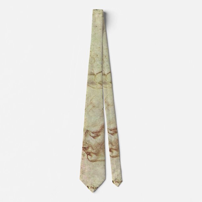 Michelangelos studie av en libysk sibyl slips (Framsida)