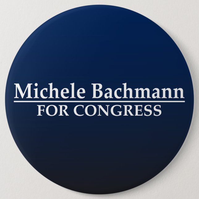 Michele Bachmann för kongress Knapp (Framsida)