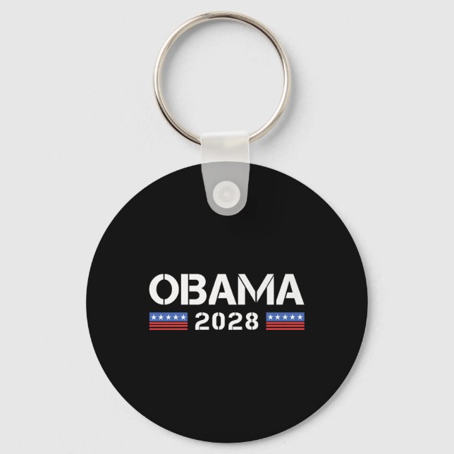 Michelle Barack Obama för president 28 2028 Nyckelring (Framsida)
