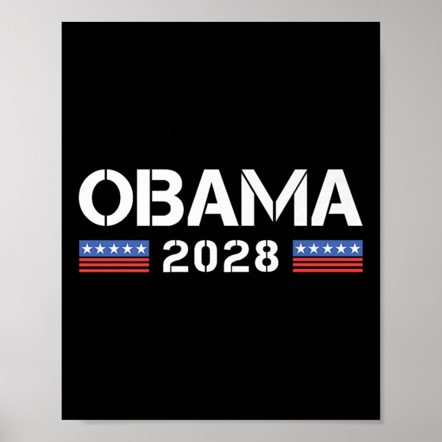 Michelle Barack Obama för president 28 2028 Poster (Framsidan)