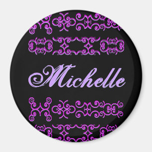 Michelle Designer Namn Magnet